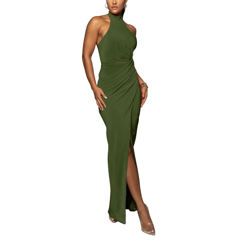 VESTIDO PLISADO SIN MANGAS
