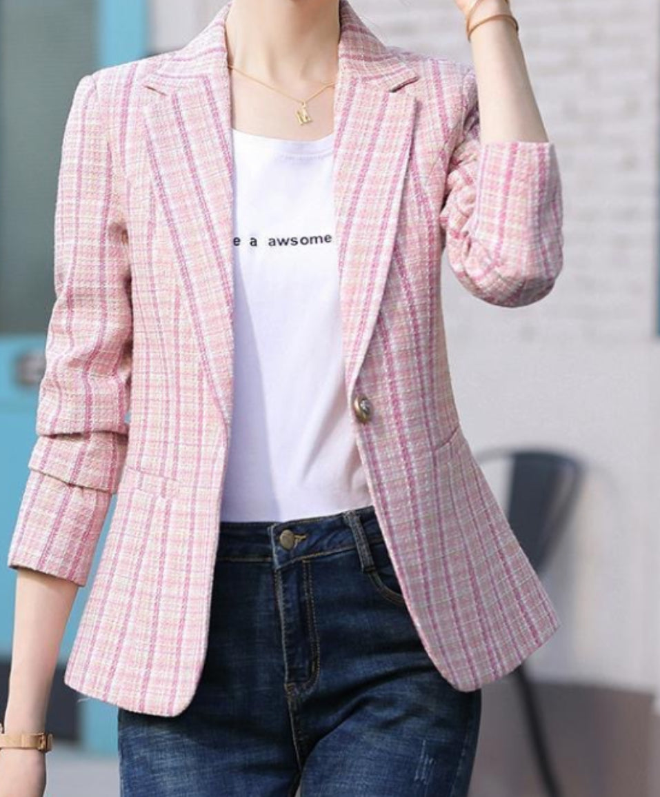 BLAZER VINTAGE  DE CUADROS