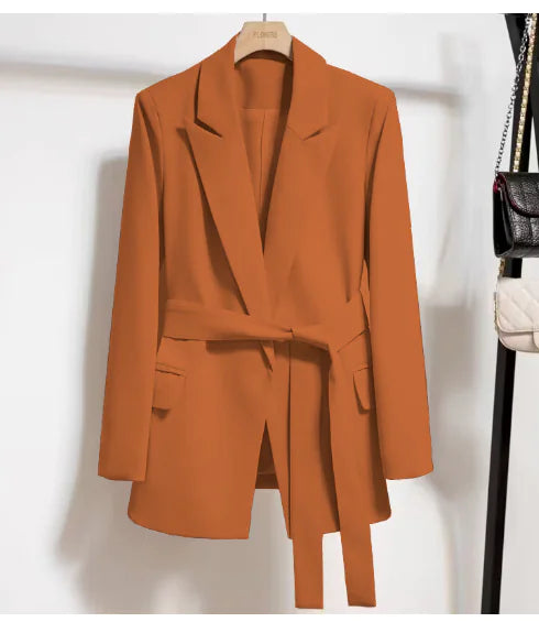 BLAZER CON LAZO EN LA CINTURA