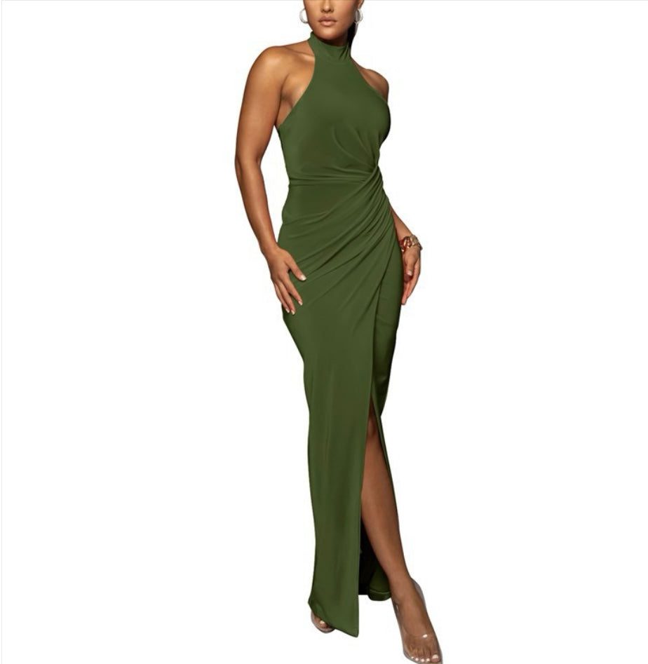 VESTIDO PLISADO SIN MANGAS