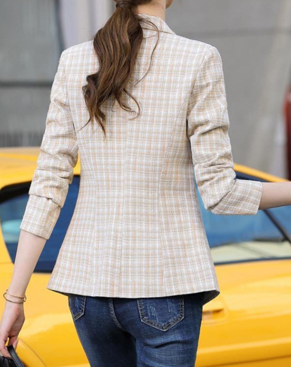 BLAZER VINTAGE  DE CUADROS