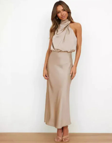 VESTIDO DE SATÉN