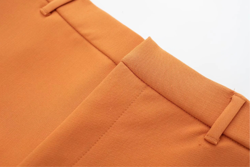 CONJUNTO BLAZER CORTO NARANJA CHIC