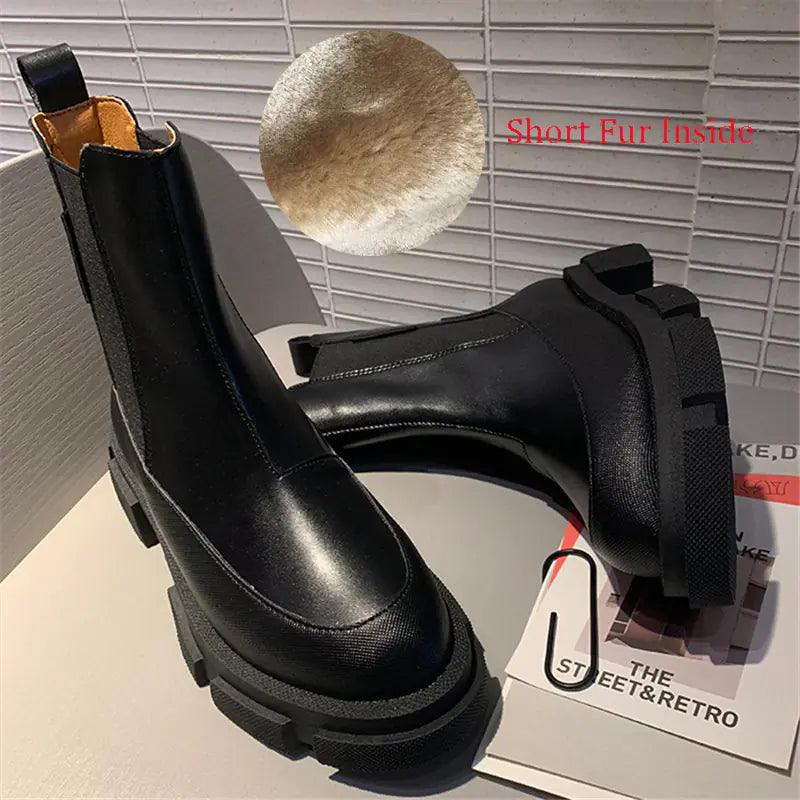 BOTINES CON SUELA GRUESA