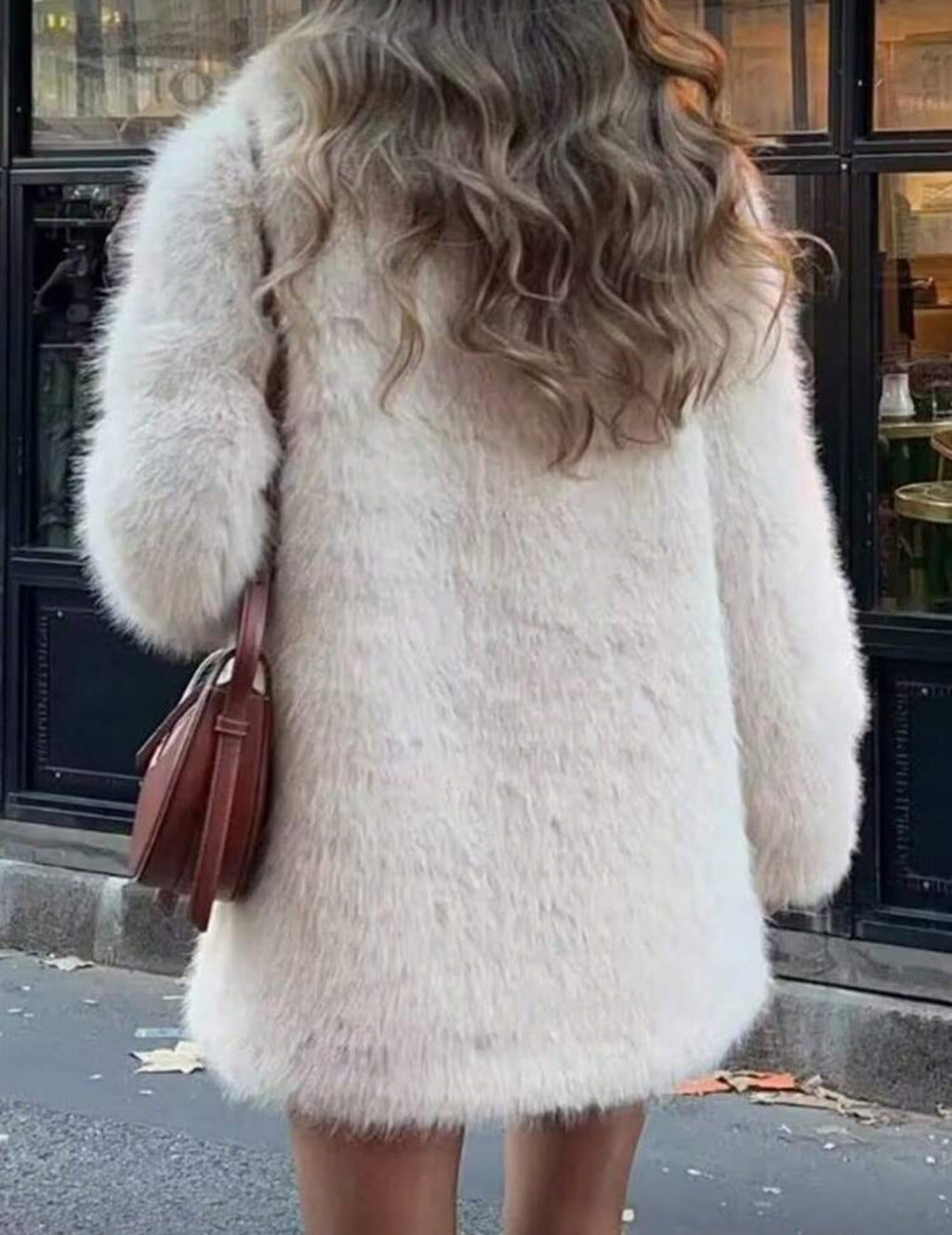 ABRIGO MILANO LARGO DE PIEL SINTÉTICA