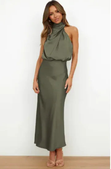 VESTIDO DE SATÉN