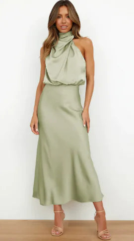 VESTIDO DE SATÉN
