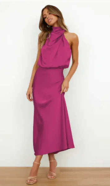 VESTIDO DE SATÉN