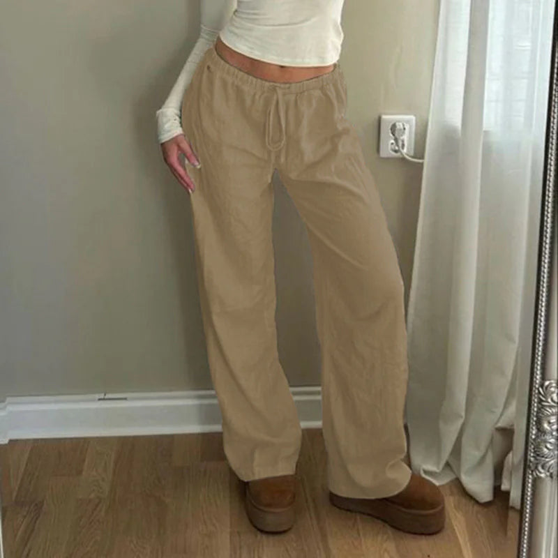 PANTALONES DE LINO