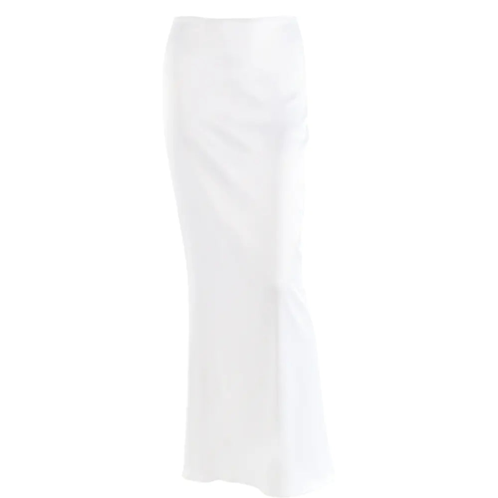 2023 Summer Fashionable Satin Maxi Skirt for Women