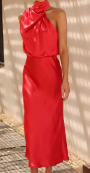 VESTIDO DE SATÉN