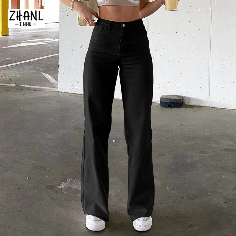 JEANS DE MODA SLIM DE PIERNA ANCHA
