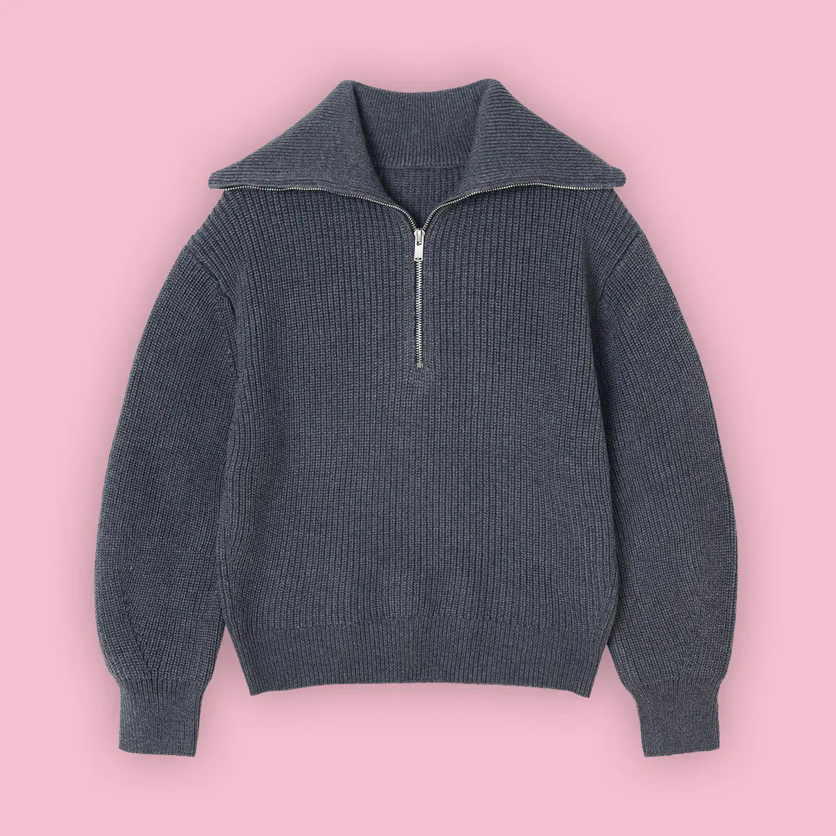 Dongzhuo Women's Casual Open-Collar Wool Blend Sweater