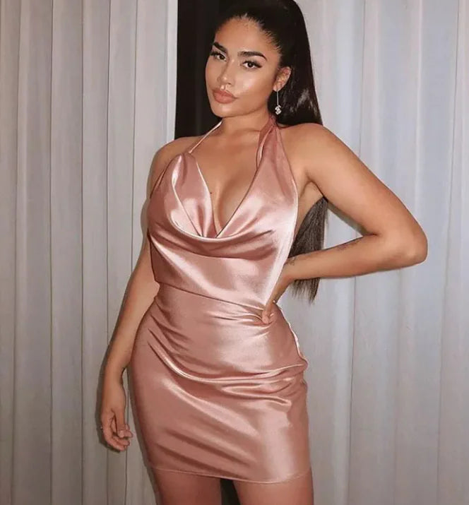 VESTIDO LENCERO DE SATÉN