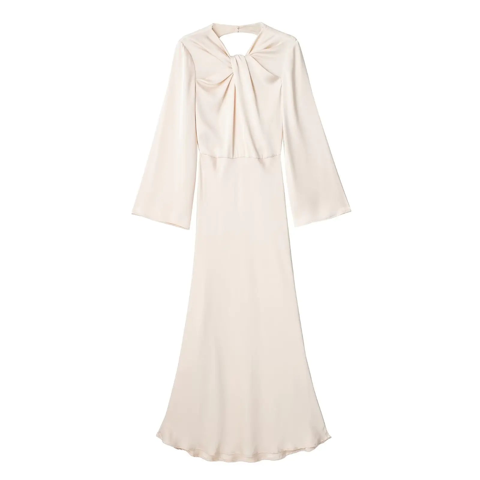 VESTIDO DE SATÉN DE SEDA