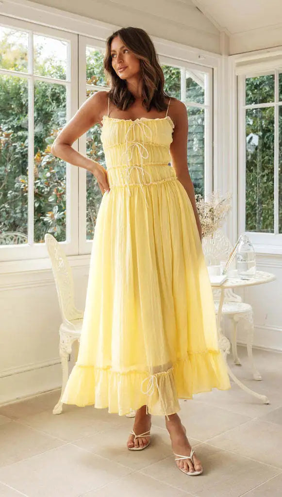 VESTIDO DE TIRANTES