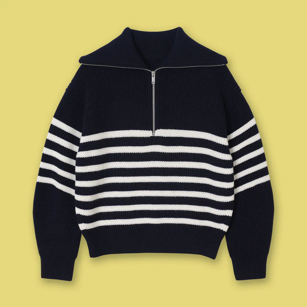 Dongzhuo Women's Casual Open-Collar Wool Blend Sweater