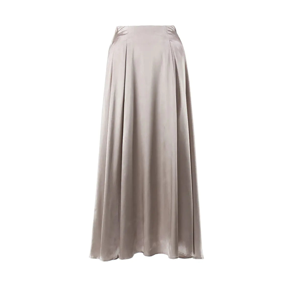 2023 Summer Elegant High Waist Satin Maxi Skirt