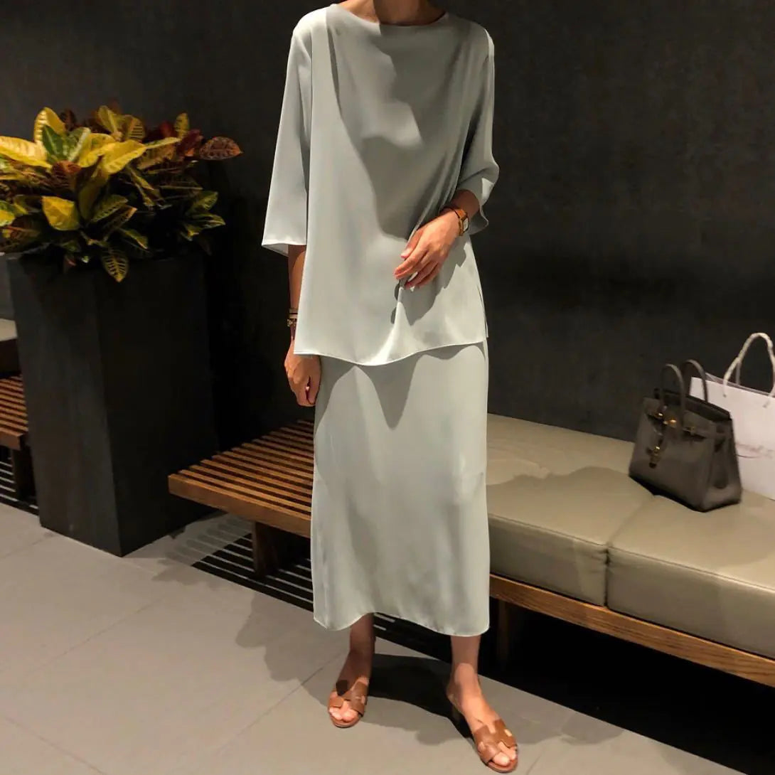 CONJUNTO FEMENINO CASUAL FRANCÉS, ROMÁNTICO Y SUELTO