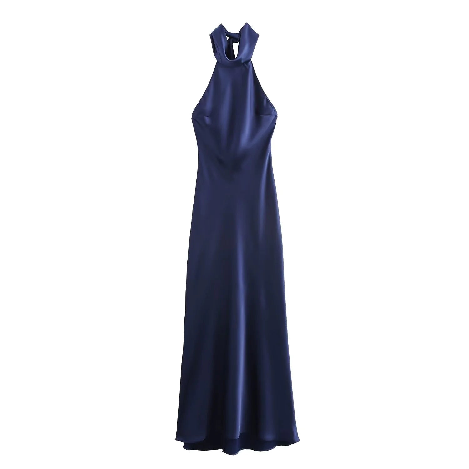 VESTIDO DE SATEN DE SEDA