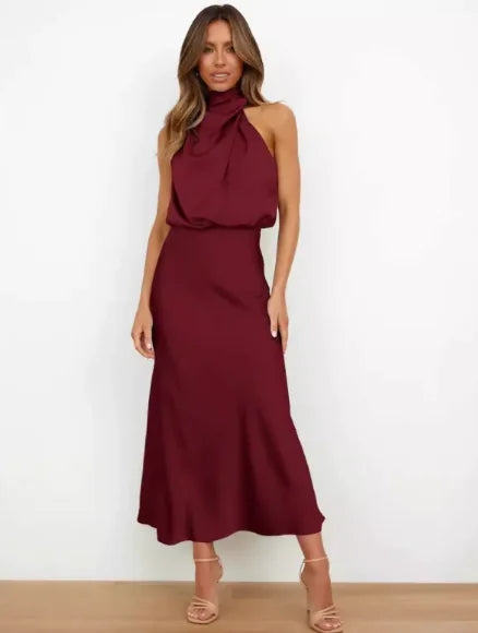 VESTIDO DE SATÉN