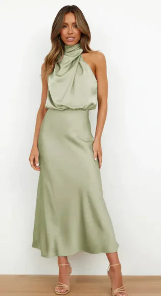 VESTIDO DE SATÉN
