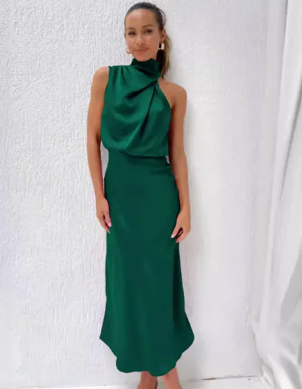 VESTIDO DE SATÉN
